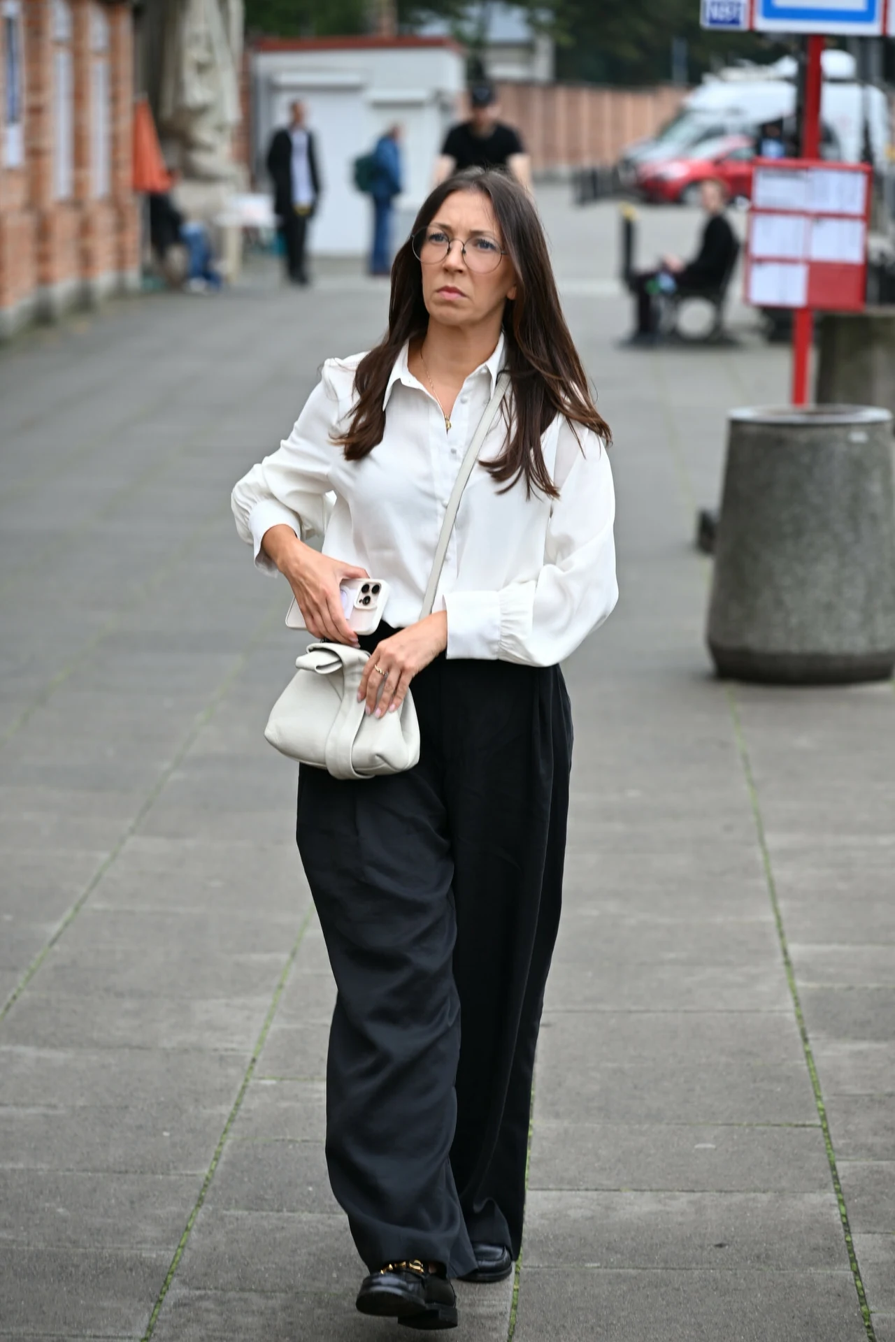 Ada Borek na pogrzebie Joanny Kołaczkowskiej Ada Borek na pogrzebie Joanny Kołaczkowskiej