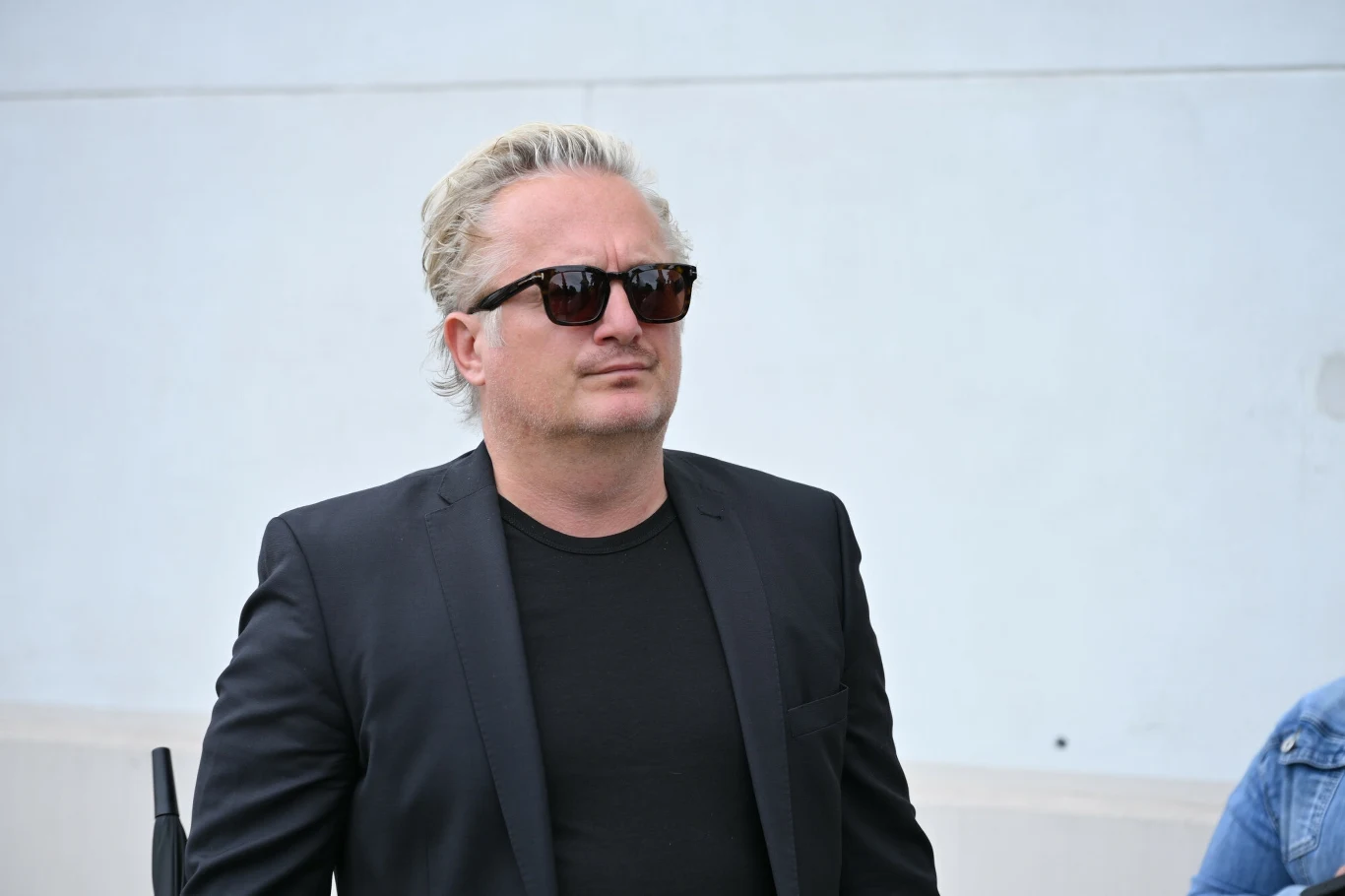 Mikołaj Cieślak na pogrzebie Joanny Kołaczkowskiej Mikołaj Cieślak na pogrzebie Joanny Kołaczkowskiej