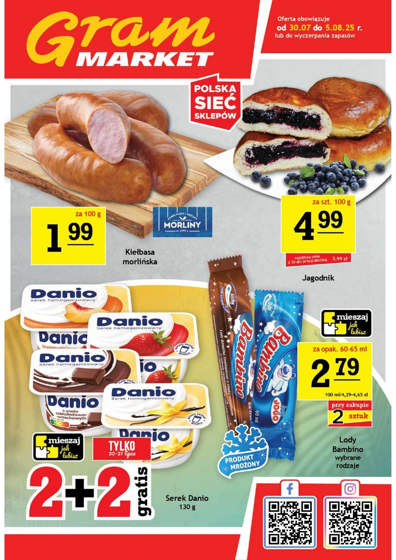 Gazetka promocyjna Gram Market - ważna od 30. 07. 2025 do 05. 08. 2025