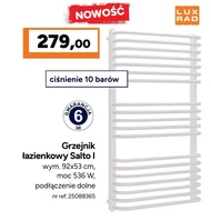 Grzejnik łazienkowy Lux Rad