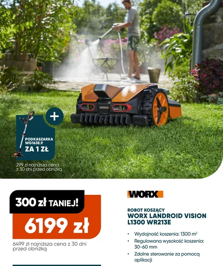 Robot koszący Worx