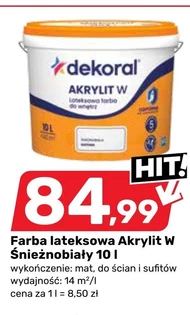 Латексна фарба Dekoral