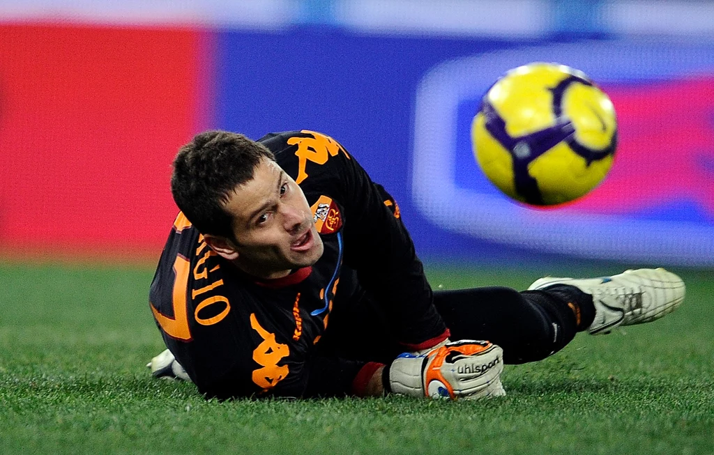 Julio Sergio podczas gry w AS Roma Julio Sergio podczas gry w AS Roma