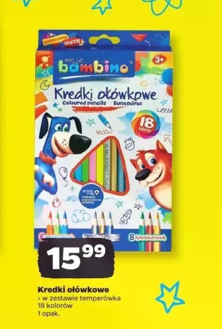 Олівці та кольорові олівці Moje Bambino