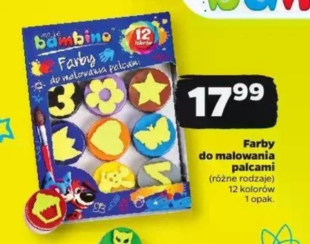 Farby do malowania palcami Moje Bambino