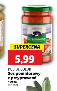 Sos pomidorowy Duc De Coeur