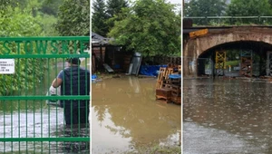 Strażacy walczą ze skutkami ulew. Ulice znikają pod wodą