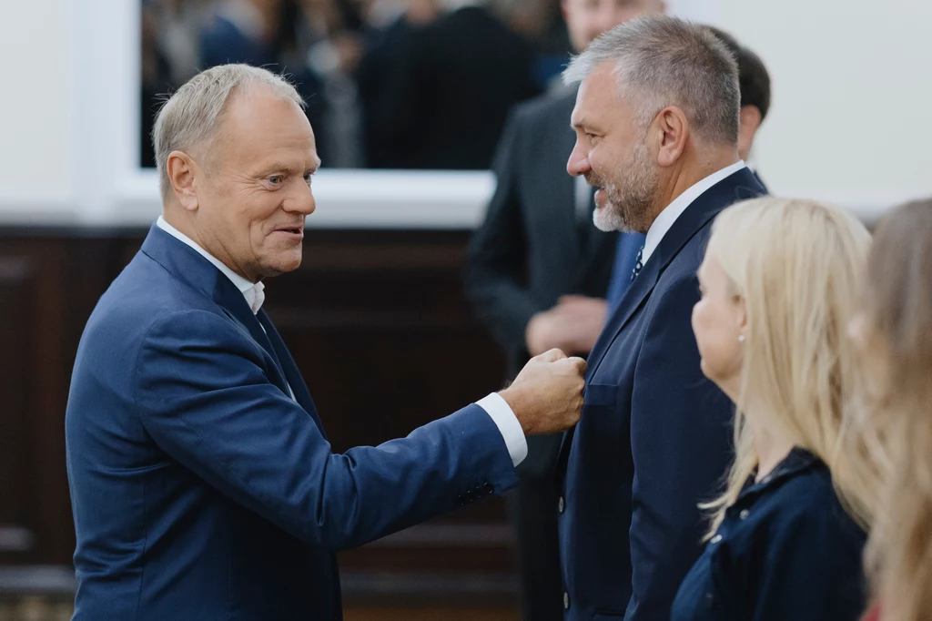Premier Donald Tusk i minister sprawiedliwości Waldemar Żurek Premier Donald Tusk i minister sprawiedliwości Waldemar Żurek