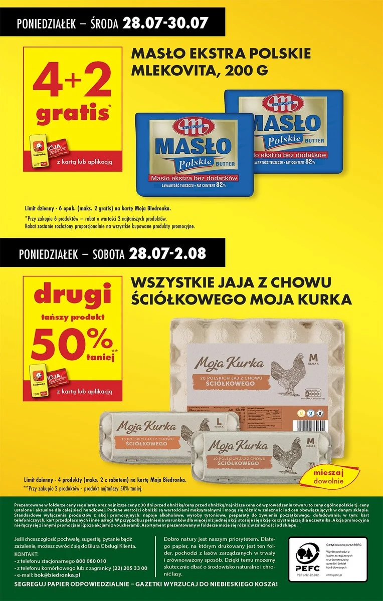 Biedronka rozdaje masło za darmo! Sprawdź, ile sztuk możesz zgarnąć