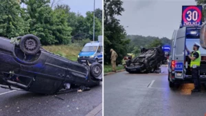 Tragedia w Gdyni. Auto dachowało, 32-latek nie żyje