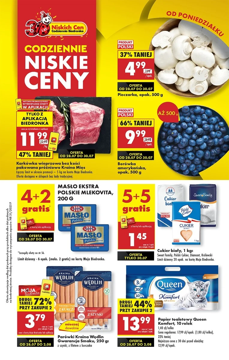 Biedronka rozdaje masło za darmo! Sprawdź, ile sztuk możesz zgarnąć