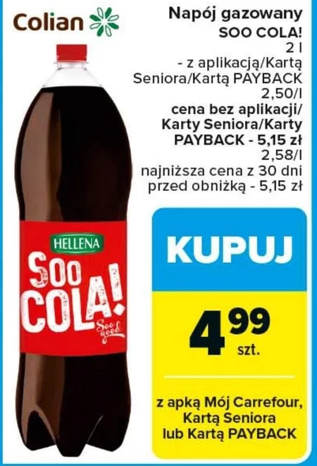 Napój gazowany Hellena