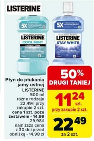 Płyn do płukania jamy ustnej Listerine