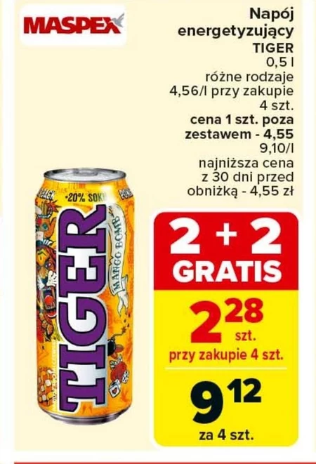 Napój energetyczny Tiger