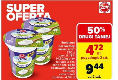 Śmietana Zott
