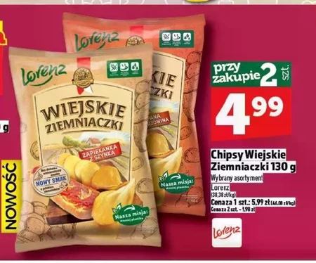 Чіпси Wiejskie ziemniaczki