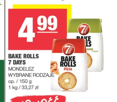Chrupki chlebowe Bake Rolls