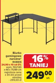 Biurko gamingowe