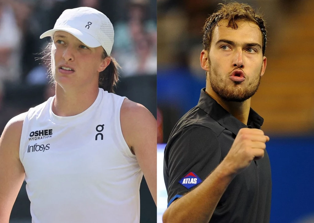 Iga Świątek i Jerzy Janowicz Iga Świątek i Jerzy Janowicz