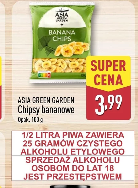 Chipsy bananowe Asia Green Garden