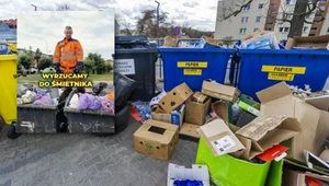 Burmistrz wskoczył na śmietnik i pokazał częsty błąd. "Wyrzucone pieniądze"