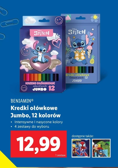 Kredki ołówkowe Beniamin