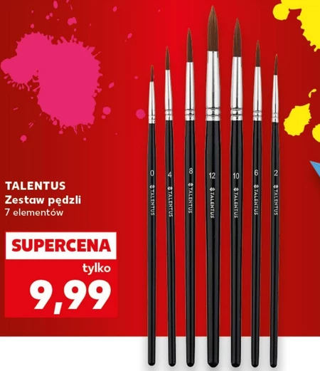 Zestaw pędzli Talentus