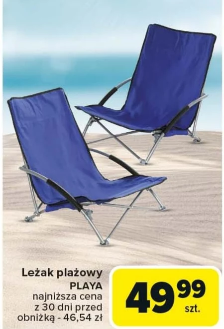 Leżak plażowy