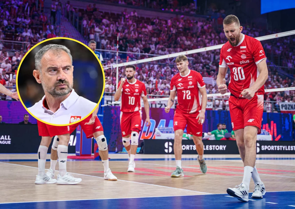 Nikola Grbić przed meczem Polska - Japonia zrezygnował z Mateusza Poręby (drugi z prawej) Nikola Grbić przed meczem Polska - Japonia zrezygnował z Mateusza Poręby (drugi z prawej)
