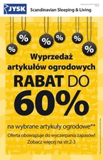 Wyprzedaż artykułów ogrodowych - Jysk