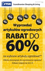 Wyprzedaż artykułów ogrodowych - Jysk