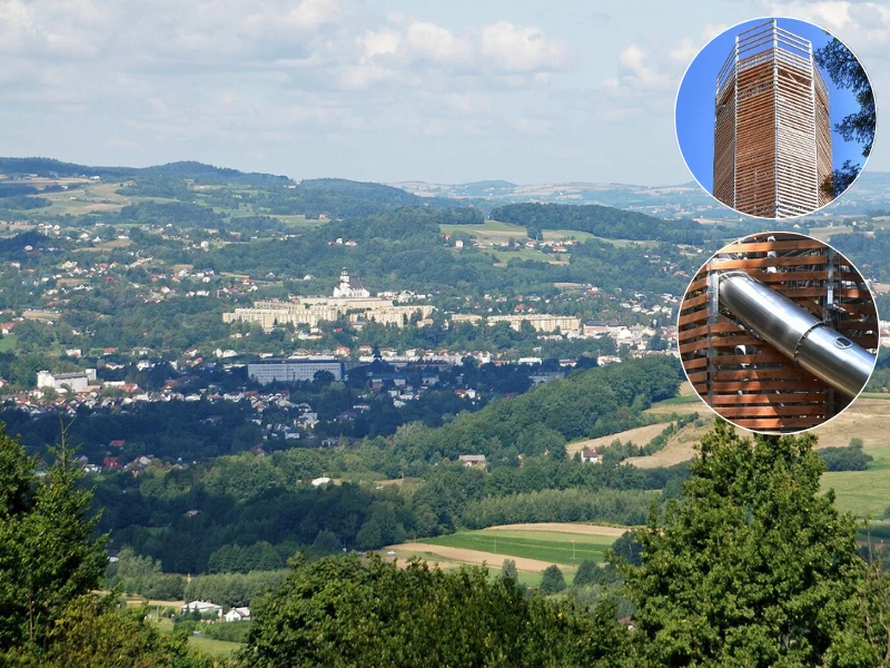 Wieża widokowa na Łysuli robi wrażenie. Roztaczają się z niej piękne widoki m.in. na Gorlice Wieża widokowa na Łysuli robi wrażenie. Roztaczają się z niej piękne widoki m.in. na Gorlice