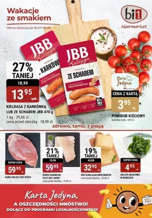 Gazetka promocyjna bi1, ważna od 30.07.2025 do 05.08.2025.