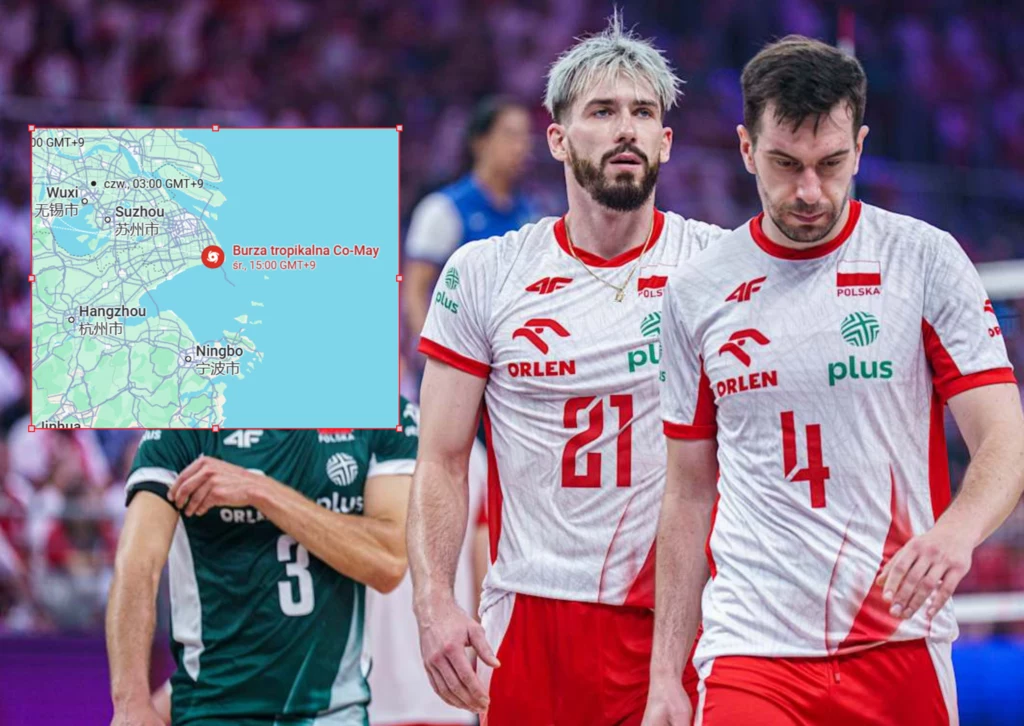 Polscy siatkarze przebywają w Ningbo, gdzie władze ogłosiły trzeci stopień zagrożenia tajfunem na obszarach przybrzeżnych