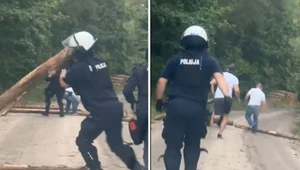 Pseudokibice szykowali się do starcia. Interweniowała policja