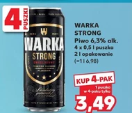Пиво Warka Strong