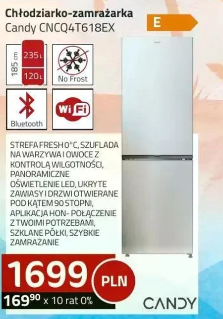Chłodziarko zamrażarka Candy