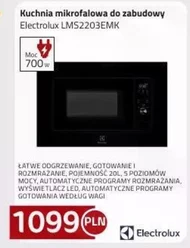 Kuchenka mikrofalowa Electrolux