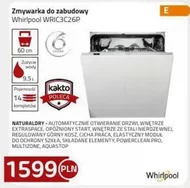 Zmywarka do zabudowy Whirlpool