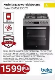 Газоелектрична плита Beko