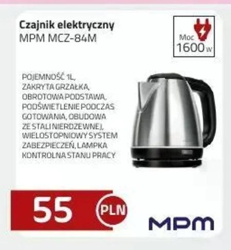 Czajnik elektryczny MPM