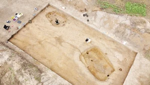 Wykopaliskowych na stanowisku w Samborowicach na Górnym Śląsku