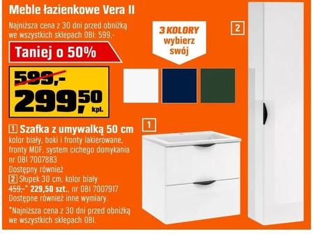 Szafka z umywalką