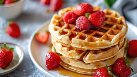 Zamień jeden składnik w przepisie, a gofry wyjdą puszyste i chrupiące