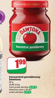 Koncentrat pomidorowy Dawtona