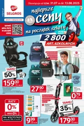 Najlepsze ceny na początek szkoły! - Selgros