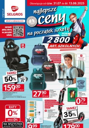 Gazetka promocyjna Selgros Cash&Carry, ważna od 31.07.2025 do 13.08.2025.
