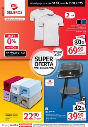 Gazetka promocyjna Selgros Cash&Carry, ważna od 31.07.2025 do 13.08.2025.