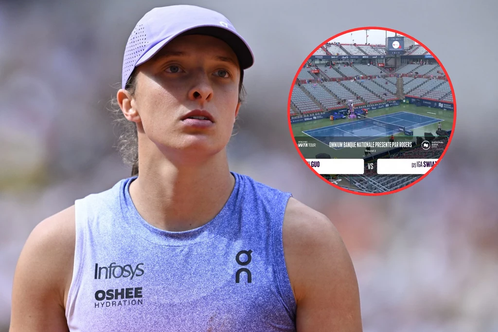 Pierwszy mecz Igi Świątek w Montrealu rozpocznie się ze sporym opóźnieniem Pierwszy mecz Igi Świątek w Montrealu rozpocznie się ze sporym opóźnieniem