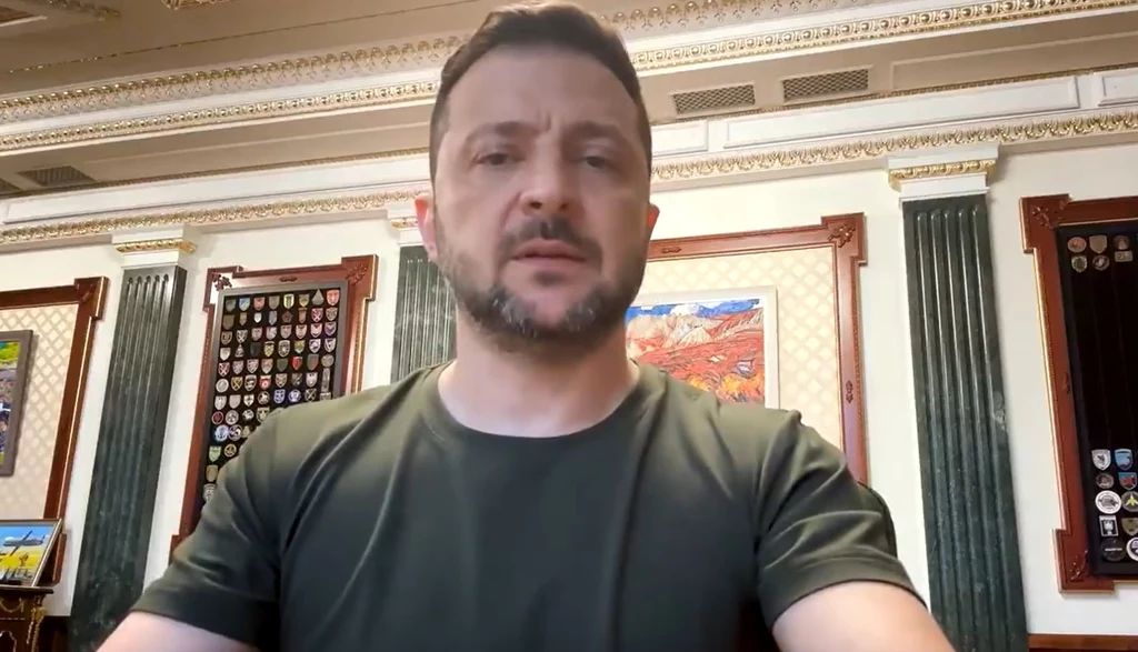 Prezydent Ukrainy Wołodymyr Zełenski Prezydent Ukrainy Wołodymyr Zełenski